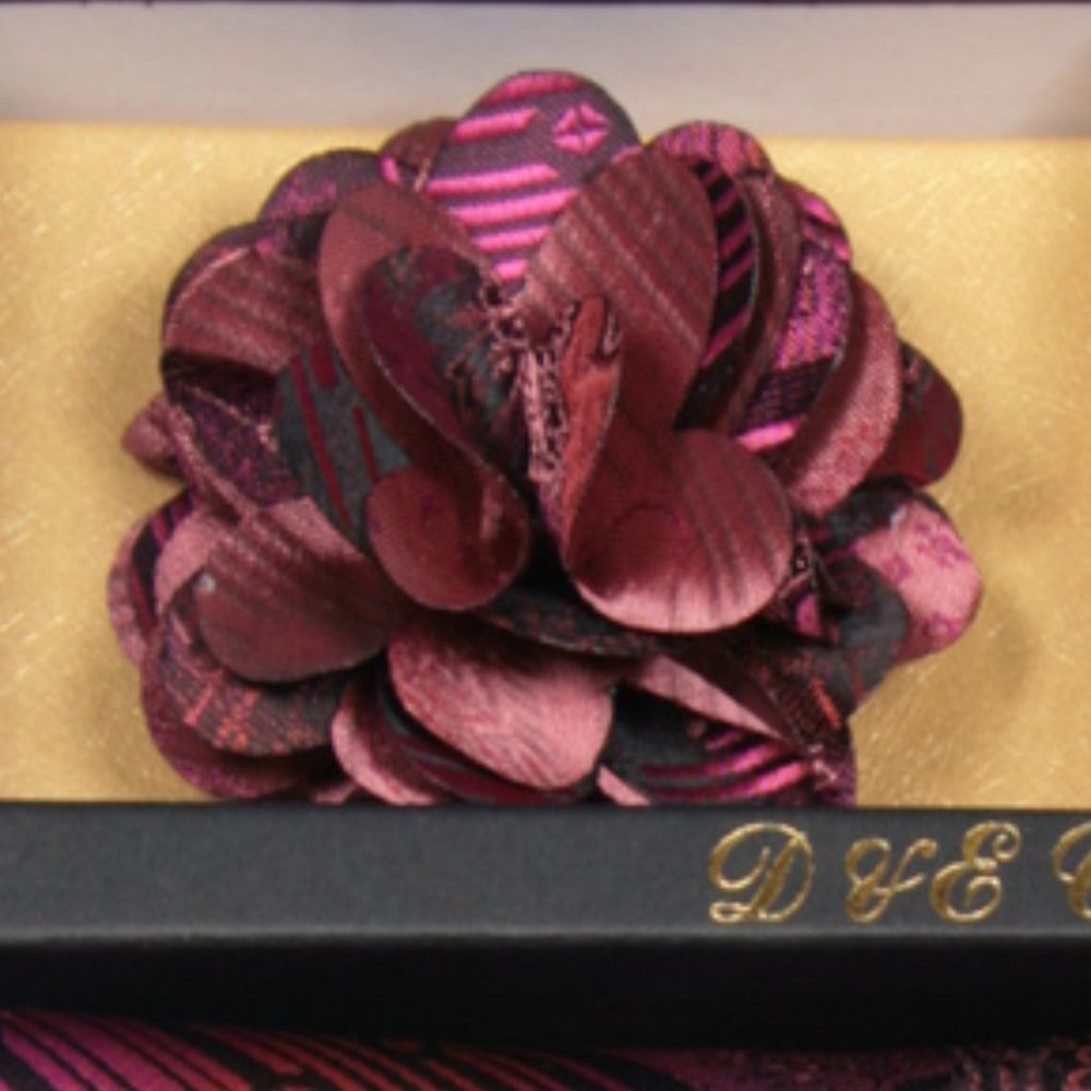 Daniel Ellissa Pink Fuchsia Bow & Neck Tie 6 Set - Picture 3 of 6